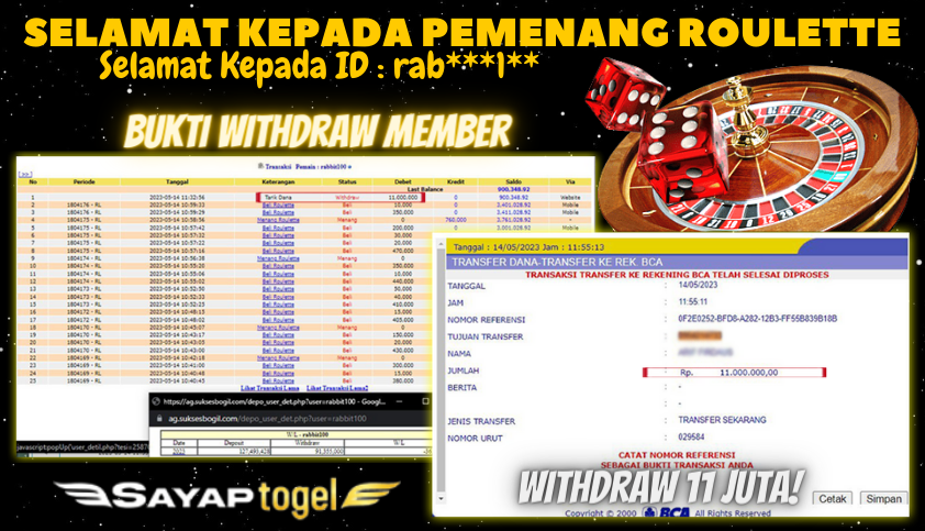 Bukti JP Casino Sayaptogel - Judi Bola Roulette