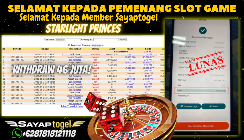 Bukti JP Live Casino Sayaptogel - Roulette Online