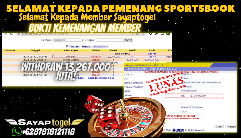 Bukti JP Sportbook Sayaptogel - Judi Bola Online