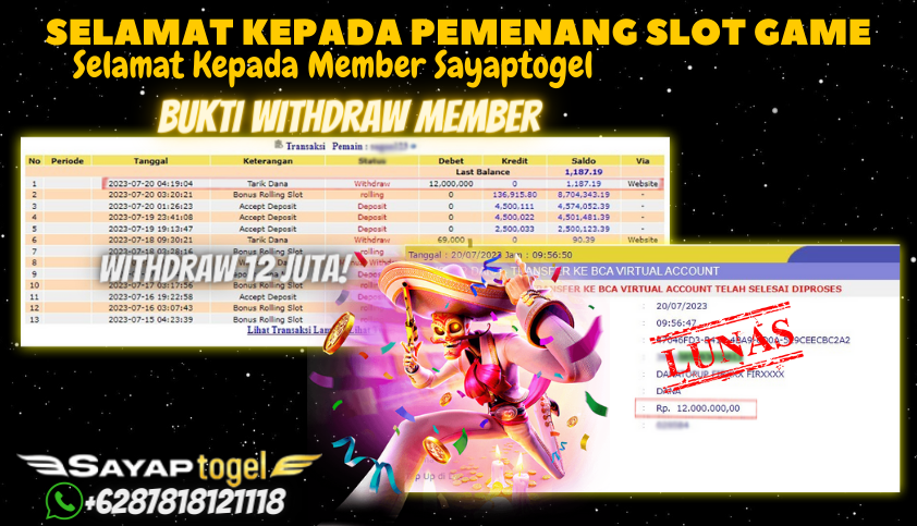 Bukti JP Slot Pragmatic Play Sayaptogel - Gatot Kaca