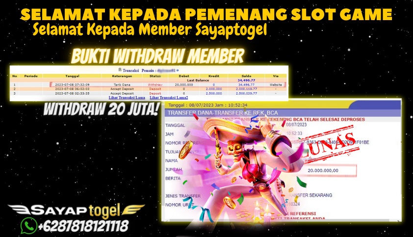 Bukti JP Slot Pragmatic Play Sayaptogel - Gatot Kaca