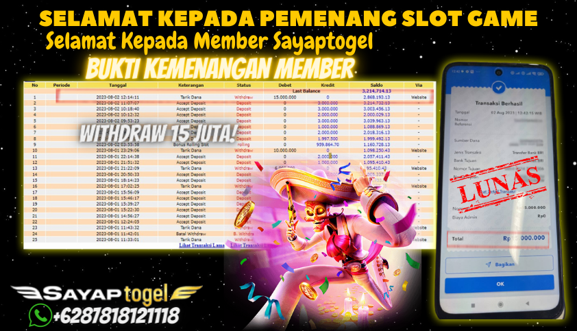 Bukti JP Slot Pragmatic Play Sayaptogel - Sweet Bonanza