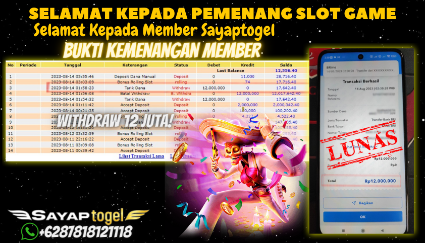 Bukti JP Slot Pragmatic Play Sayaptogel - Sweet Bonanza